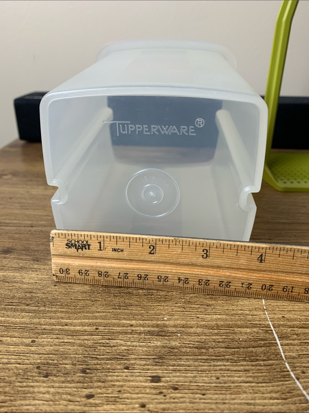 Vintage Tupperware 3 Piece Pickle Keeper w/ Strainer & Lid 1330-12 Clear - Picture 11 of 11